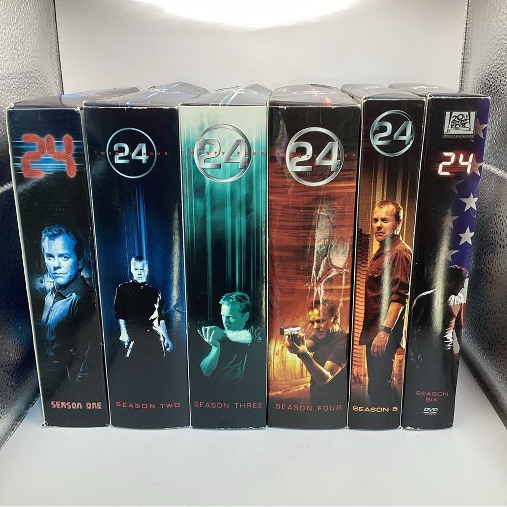 24 The TV Series Seasons 1-6  ( 1 2 3 4 5 6 )  DVD Kiefer Sutherland